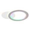 Illuminazione Globo Lighting Mavis Plafoniera LED Bianco, 1-Luce, Telecomando, Cambia colore