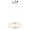 Illuminazione Globo Lighting Laurel Lampadario a sospensione LED Cromo, 1-Luce, Telecomando