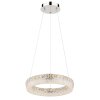 Illuminazione Globo Lighting Laurel Lampadario a sospensione LED Cromo, 1-Luce, Telecomando