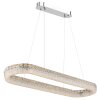 Illuminazione Globo Lighting Laurel Lampadario a sospensione LED Cromo, 1-Luce, Telecomando
