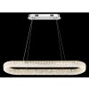 Illuminazione Globo Lighting Laurel Lampadario a sospensione LED Cromo, 1-Luce, Telecomando