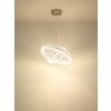 Illuminazione Globo Lighting Laurel Lampadario a sospensione LED Cromo, 1-Luce, Telecomando