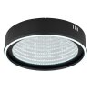 Illuminazione Globo Lighting Mirrora Plafoniera LED Nero, 1-Luce, Telecomando