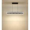 Illuminazione Globo Lighting Mirrora Lampadario a sospensione LED Nero, 1-Luce, Telecomando