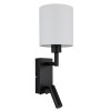 Illuminazione Globo Lighting Zamora Applique Nero, 1-Luce