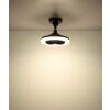 Illuminazione Globo Lighting Lidea Lampada con ventilatore LED Nero, 1-Luce, Telecomando