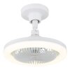 Illuminazione Globo Lighting Lidea Lampada con ventilatore LED Bianco, 1-Luce, Telecomando