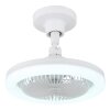 Illuminazione Globo Lighting Lidea Lampada con ventilatore LED Bianco, 1-Luce, Telecomando