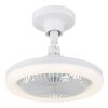 Illuminazione Globo Lighting Lidea Lampada con ventilatore LED Bianco, 1-Luce, Telecomando