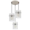 Illuminazione Globo Lighting Gorley Lampadario a sospensione Sabbia, 3-Luci