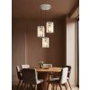 Illuminazione Globo Lighting Gorley Lampadario a sospensione Sabbia, 3-Luci