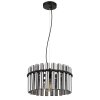 Illuminazione Globo Lighting Daren Lampadario a sospensione Nero, 1-Luce