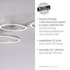 Illuminazione Leuchten Direkt RITUS Plafoniera LED Argento, 1-Luce