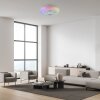 Illuminazione Leuchten Direkt mit Lampada con ventilatore LED Bianco, 1-Luce, Telecomando