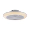 Illuminazione Leuchten Direkt mit Lampada con ventilatore LED Bianco, 1-Luce, Telecomando