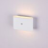 Illuminazione Leuchten Direkt ZIDDY Applique LED Bianco, 2-Luci, Sensori di movimento