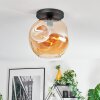 Ripoll Plafoniera, Lampada a sfera Ambrato, 1-Luce