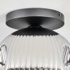 Ripoll Plafoniera, Lampada a sfera Grigio fumo, 1-Luce