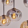 Apedo Lampadario a sospensione, Lampada a sospensione Ambrato, Chiaro, Grigio fumo, 6-Luci
