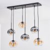 Apedo Lampadario a sospensione, Lampada a sospensione Ambrato, Chiaro, Grigio fumo, 6-Luci