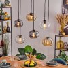 Apedo Lampadario a sospensione, Lampada a sospensione Ambrato, Chiaro, Grigio fumo, 6-Luci