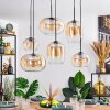 Apedo Lampadario a sospensione, Lampada a sospensione Ambrato, Chiaro, 6-Luci