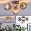 Chehalis Plafoniera, Lampada a sfera Oro, Nero, 3-Luci