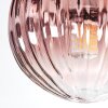 Chehalis Plafoniera, Lampada a sfera Oro, Nero, 3-Luci