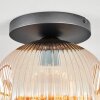 Ripoll Plafoniera, Lampada a sfera Ambrato, 1-Luce