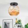 Ripoll Plafoniera, Lampada a sfera Ambrato, 1-Luce