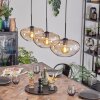 Mertola Lampadario a sospensione, Lampada a sospensione Nero, 3-Luci