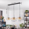Mertola Lampadario a sospensione, Lampada a sospensione Nero, 3-Luci