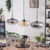 Mertola Lampadario a sospensione, Lampada a sospensione Nero, 3-Luci