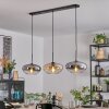Mertola Lampadario a sospensione, Lampada a sospensione Nero, 3-Luci