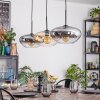 Mertola Lampadario a sospensione, Lampada a sospensione Nero, 3-Luci