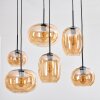 Apedo Lampadario a sospensione, Lampada a sospensione Ambrato, 6-Luci