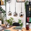 Ripoll Lampadario a sospensione, Lampada a sfera, Lampada a sospensione Écru, Nero, 3-Luci