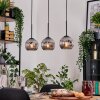 Ripoll Lampadario a sospensione, Lampada a sfera, Lampada a sospensione Écru, Nero, 3-Luci