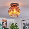 Ripoll Plafoniera, Lampada a sfera Chiaro, Ramato, 1-Luce