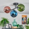 Gastor Plafoniera, Lampada a sfera Blu, Verde, Ramato, 3-Luci