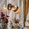 Fallhagen Applique, Faretto da parete Nero, 1-Luce