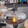 Mertola Lampadario a sospensione, Lampada a sospensione Ambrato, Grigio fumo, 3-Luci
