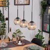 Ripoll Lampadario a sospensione, Lampada a sfera, Lampada a sospensione Écru, Nero, 3-Luci