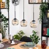 Ripoll Lampadario a sospensione, Lampada a sfera, Lampada a sospensione Écru, Nero, 3-Luci