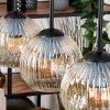 Ripoll Lampadario a sospensione, Lampada a sfera, Lampada a sospensione Écru, Nero, 3-Luci
