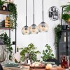 Ripoll Lampadario a sospensione, Lampada a sfera, Lampada a sospensione Écru, Nero, 3-Luci