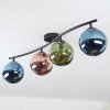 Gastor Plafoniera, Lampada a sfera Blu, Verde, Ramato, 4-Luci