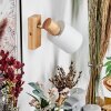 Fallhagen Applique, Faretto da parete Cromo, Legno chiaro, 1-Luce
