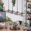 Mertola Lampadario a sospensione, Lampada a sospensione Chiaro, Grigio fumo, 4-Luci