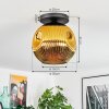 Ripoll Plafoniera, Lampada a sfera Oro, 1-Luce